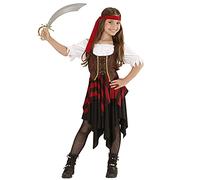 WIDMANN 05597 - Children's Pirate Costume With Headband, Multicoloured, 140 cm / 8-10 Years