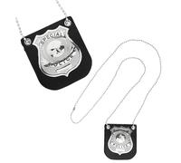 W WIDMANN MILANO Party Fashion - Polizeimarke mit Kette, Special Police, Accessoire für Polizei Kostüm