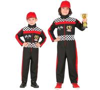 W WIDMANN MILANO Party Fashion - Racing Driver Costume for Children, Racing, Motoring, Sports, Carnival, Theme Parties