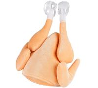 W WIDMANN MILANO Party Fashion - Roast Chicken Hat, Chicken Breast, Funny Headpiece
