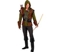 W WIDMANN MILANO Party Fashion - Robin of Sherwood Costume Set | Archer Costume with Accessories for Adults, Carnival, Theme Parties