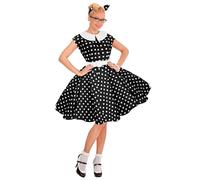 W WIDMANN MILANO Party Fashion - Rock 'n' Roll Costume, 50s Fashion, Dress with Petticoat, Belt, Hairband, Fancy Dress Costumes