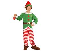 W WIDMANN MILANO Party Fashion - Santa's Helper Elf Costume for Children, Carnival, Themed Parties, Size 116 cm / 4-5 Years
