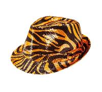 W WIDMANN MILANO Party Fashion - Sequin Hat Fedora Fancy Dress Costume Accessory
