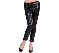 W WIDMANN MILANO Party Fashion - Sequined Leggings Women, Dancer, Celebrities, Pop Star, Rock Star, Disco, Show, Carnival, Theme Parties