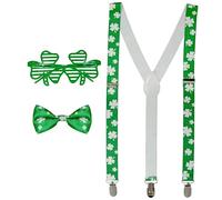 Widmann W MILANO Party Fashion - St Patrick's Day Glasses Braces Bow Tie Carnival Fancy Dress Party