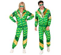 Widmann 79371 Kostüm Trainingsanzug St. Patricks Day Tracksuit Costume, Striped, Green, S