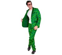 W WIDMANN MILANO Party Fashion - St Patricks Day Suit Men's Jacket and Trousers Ireland Clover