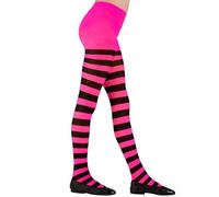 Widmann PANTYHOSE STRIPED - PINK/BLACK - 4-6yrs