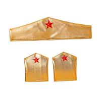 W WIDMANN MILANO Party Fashion - Super Hero Tiaras and Bracelets for Women, Super Powers, Fantasy, Heroines, Americans, Carnival, Theme Parties
