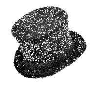 W WIDMANN MILANO Party Fashion - Top Hat for Adults, Costume Accessory Hat for Carnival and Show Performance
