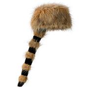 W WIDMANN MILANO Party Fashion - Trapper Raccoon Tail Headwear Cowboys Wild West Hat