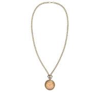 Widmann 10026 Mechanical Pocket Watch on Necklace Gold Steampunk Accessory Theme Party Carnival