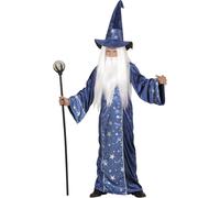 W WIDMANN MILANO Party Fashion - Wizard Costume for Children, Fantasy, Fairy Ta