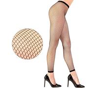 W WIDMANN MILANO Party Fashion - Women's Fishnet Leggings, Dancer, 80s, Disco, Halloween, Carnival, Theme Parties