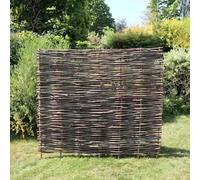 W0.9-1.82m x H0.3-1.82m Capped Hazel Hurdle Fence Panel Premium Weave | 9 Sizes (W1.82m x H0.9m)