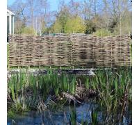 W0.9-1.82m x H0.6-1.82m Hazel Hurdle Fence Panel Premium Weave | 8 Sizes (W1.82m x H0.9m, 1)