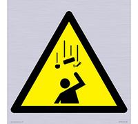 W035 Warning: Falling objects Sign - 300x300mm - S30