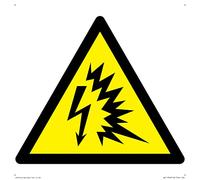 W042 Warning: Arc flash Sign - 200x200mm - S20