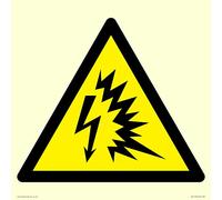 W042 Warning: Arc flash Sign - 300x300mm - S30