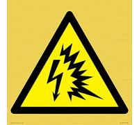 W042 Warning: Arc flash Sign - 300x300mm - S30
