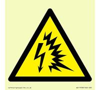 W042 Warning: Arc flash Sign - 85x85mm - S85