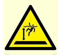 W047 Warning: Deep water Sign - 400x400mm - S40