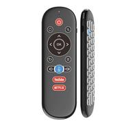 W1 Plus Air Mouse Remote Control 2.4G RF Wireless Mini Keyboard Smart Gyroscope Keyboard Sense Anti-Loss IR for Android TV Box