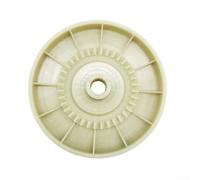 W10006356 Washer Pulley Plastic Drum Wheel Replacement Washing Machine Pulley W10006356 for beige Spare Part for durable Plastic Washer Pulley for Smooth Drum Rotation Easy Install W10006356 Washing