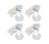 W10537869 Dishwasher Diverter Motor Replacement - 4-Pack Compatible with PS5136127 | White Parts Efficient Dishwashing
