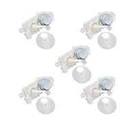 W10537869 Dishwasher Diverter Motor Replacement - 5-Pack Compatible with PS5136127 - White Parts