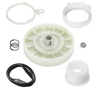 W10721967 Washer Pulley Clutch Kit, Washing Machine Pulley Clutch Kit, W10006384 Washer Drive Belt Replacement for Whirlpool Kenmore Amana Washers, Replace# W10006356 AP5951296 W10315818 PS10057144