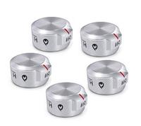 W11030413 W10643306 Stove Knobs Gas Range Knobs Compatible for KitchenAid | Set of 5 W10786063 W11027434 PS11770322 AP6038805 EAP11770322 4461624 Compatible for Whirlpool KFGG500EBL2 KFGG500EBL1