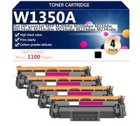 W1350A Toner Cartridges Compatible for HP LaserJet MFP M209dw M209dwe M234dw M234sdn M234sdne M234sdw M234dwe M234sdw M234sdwe Printer, 1100 Pages,4*Black