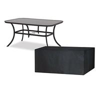(W1376-Garland) Protection Cover For 6 Seater Rectangular Table ~ PVC backed polyester