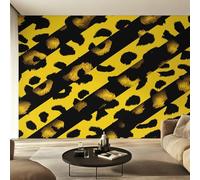 W150 X H105 cm Leopard Print Wallpaper, Wall Mural Leopard Cheetah Photo Wallpaper, Non-Woven Print Wall Paper for Living Room Bedroom Art Decor, Renter Friendly D&O179
