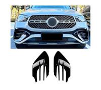 W167 Car Front Bumper Lip Spoiler Splitter Compatible for Mercedes Benz GLE Class C167 GLE450 GLE53 A-MG 2024 Diffuser Bumpers Protector Guard Trim(Glossy Black)