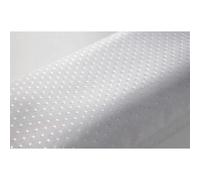 (W180 X L220) Wg White Diamond Fleck Fabric Shower Curtain - Various Sizes - Standard Or Extra Short/Long/Narrow Or Wide
