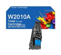 W2010A Toner Cartridges High Yield Replacement for HP Color LaserJet Enterprise M856dn 856x MFP M776dn M776z M776zs Printer with Chip,W2010A -Cyan