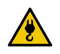 W207 - Anchor Point - Warning Sign and Signage - Dimensions to Choose - ISO 7010 Standard