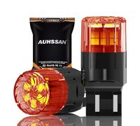 W21/5W LED Bulb, Super Bright Red 6.5W 12V-24V Non-Polarity 2835 18SMD T20 7443 7440 W21W LED Bulbs Car Replacement Lights for Backup Reverse Tail Turn Signal Brake Lights, Daytime Running Light(2Pcs)