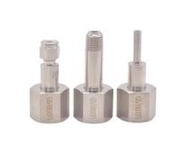 W21.8 5/8" Female Right Left Hand 1/4" NPT Compression 316 Stainless Connector Nitrogen Argon Helium Hydrogen Steel Cylinder(W21.8-14LH-1l8 Comp.)