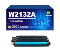 W2130A W2131A W2132A W2133A Toner Cartridge Compatible For HP Color LaserJet Enterprise 5700dn MFP 5800dn 6700 6701dn MFP 6800 6801dn Printer, 3500/ 3000 Pages,Yellow-1 Pack