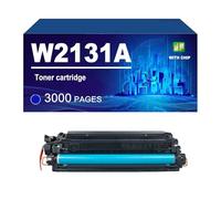 W2130A W2131A W2132A W2133A Toner Cartridge Compatible For HP Color LaserJet Enterprise 5700dn MFP 5800dn 6700 6701dn MFP 6800 6801dn Printer, 3500/ 3000 Pages,Cyan-1 Pack