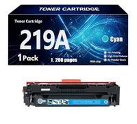 W2190A 219A Compatible For HP Toner Cartridge with Chip 1,300 Pages | Replacement for HP Color LaserJet Pro 3202dn 3202dng 3202dw MFP 3302fdn 3302fdng 3302fdw 3302sdw 3302fdwg 3302sdwg,Cyan