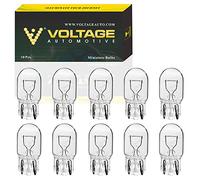 W21W Bulbs 12V 21W W3x1.6d for Brake Light Turn Signal Side Marker Tail License Plate Position Light, Pack of 10