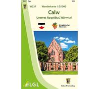 W227 Wanderkarte 1:25 000 Calw: Unteres Nagoldtal, Würmtal