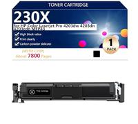 W2300X Compatible Toner Cartridges for HP Color Laserjet Pro 4203dw 4203dn 4203cdn MFP43 Printers, High Yield 7800 Pages, High Definition Printing,Black-1 pack