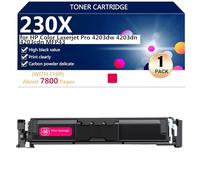 W2300X Toner Cartridges for HP Color Laserjet Pro 4203dw 4203dn 4203cdn MFP43 Printers, for School Hospital and Bank, 7800 Pages,Magenta-1 pack