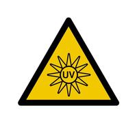 W239 - UV Radiation Warning - Warning Sign and Signage - Dimensions of Your Choice - ISO 7010 Standard